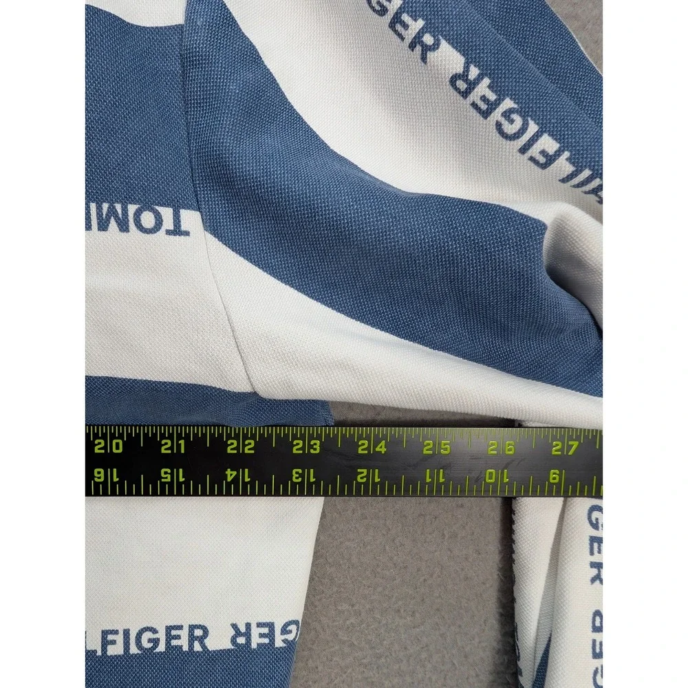 Tommy Hilfiger Denim  Sweatshirt Mens Size S/P Pullover Long Sleeve Logo Striped